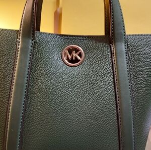 Green Micheal Kors small purse